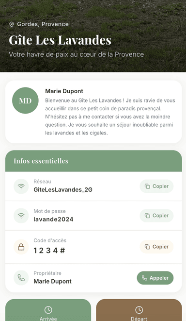 Livret d'accueil digital créé par DANOMO